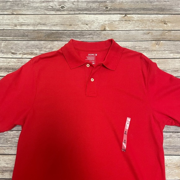 NWT Old Navy Short Sleeve Pique Cotton Polo defect - Picture 2 of 8